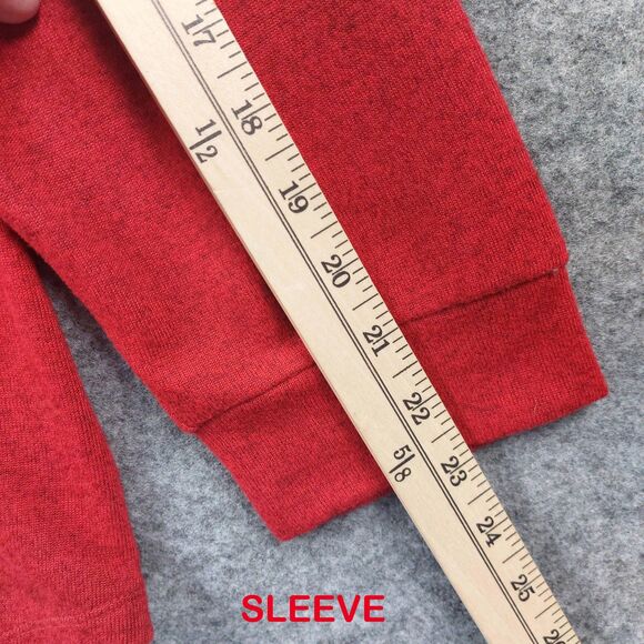 Lane Bryant Shirt Womens 26/28 Red Cowl Neck Long Sleeve Tunic Plus Size Knit - Picture 6 of 8